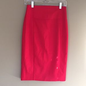 NWT red pencil skirt
